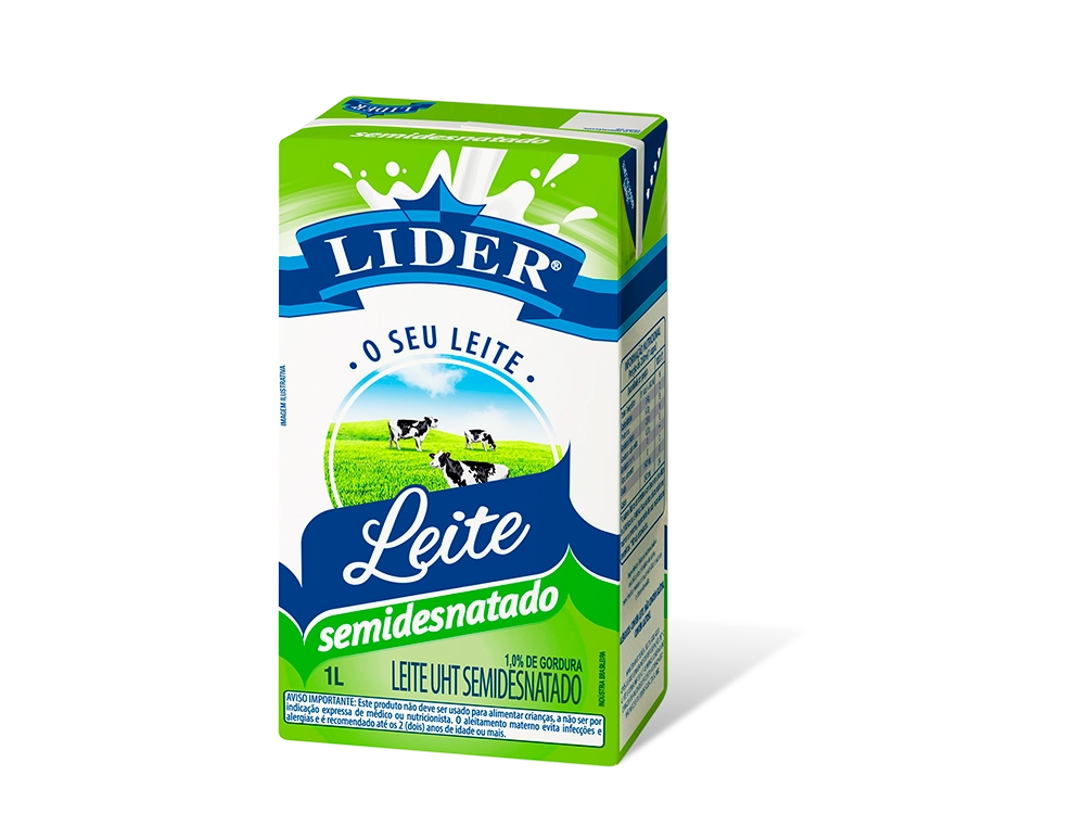 Leite Uht Lider 1lt S Desnatado