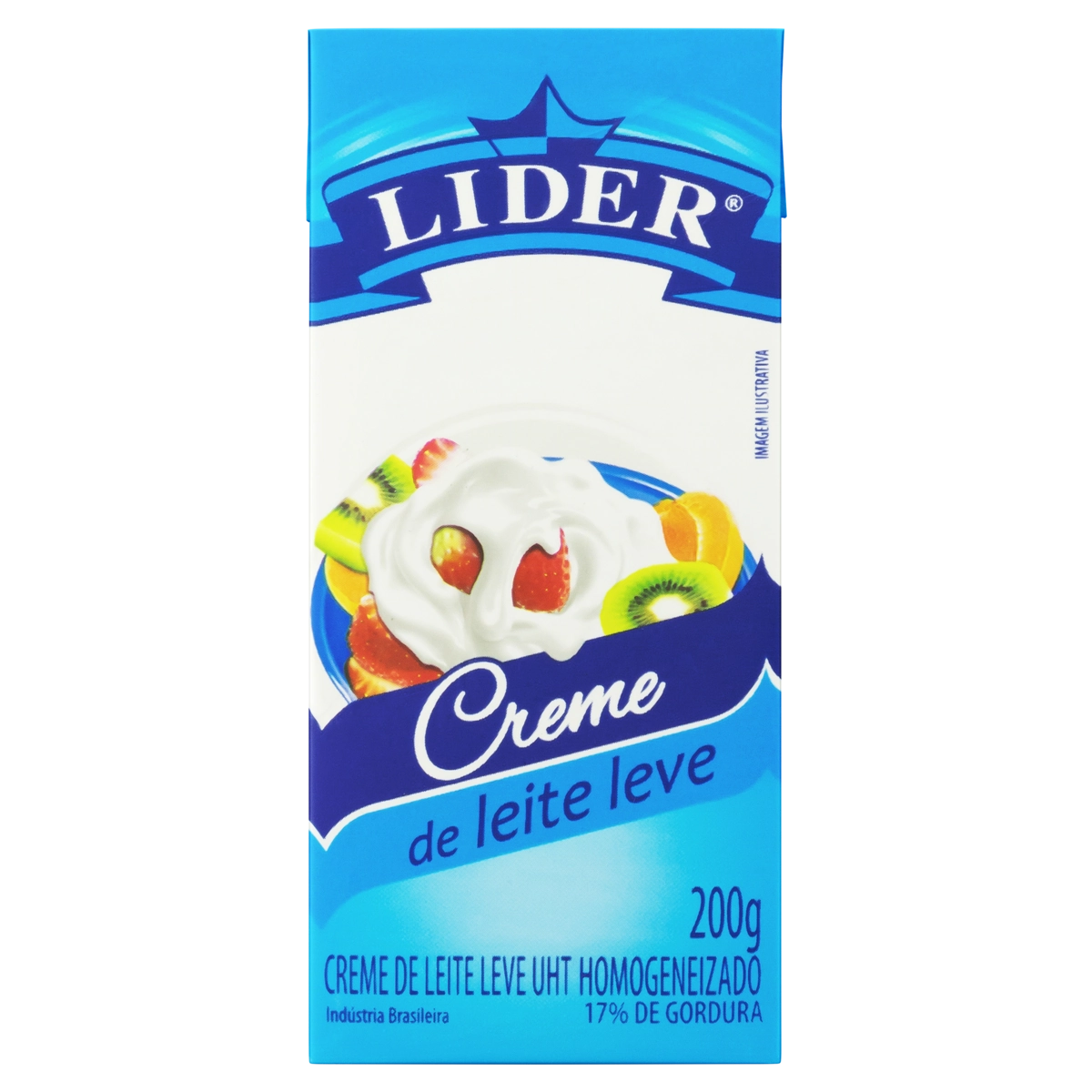 Creme De Leite Uht Leve Homogeneizado Lider Caixa 200g
