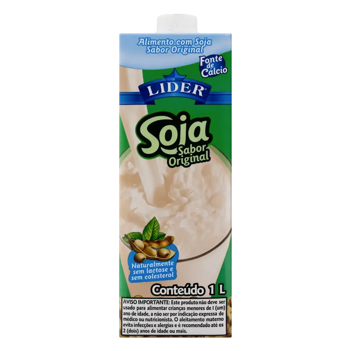 Bebida à Base De Soja Original Lider Caixa 1l