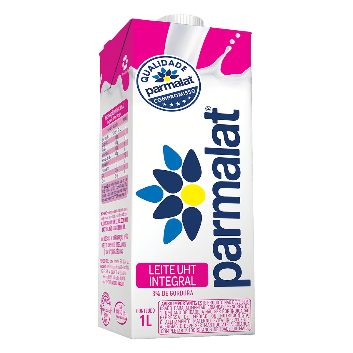 Leite Longa Vida Parmalat 1l Square Integral