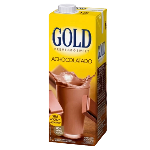 Bebida Láctea Uht Achocolatado Gold Premium Sweet Caixa 1l