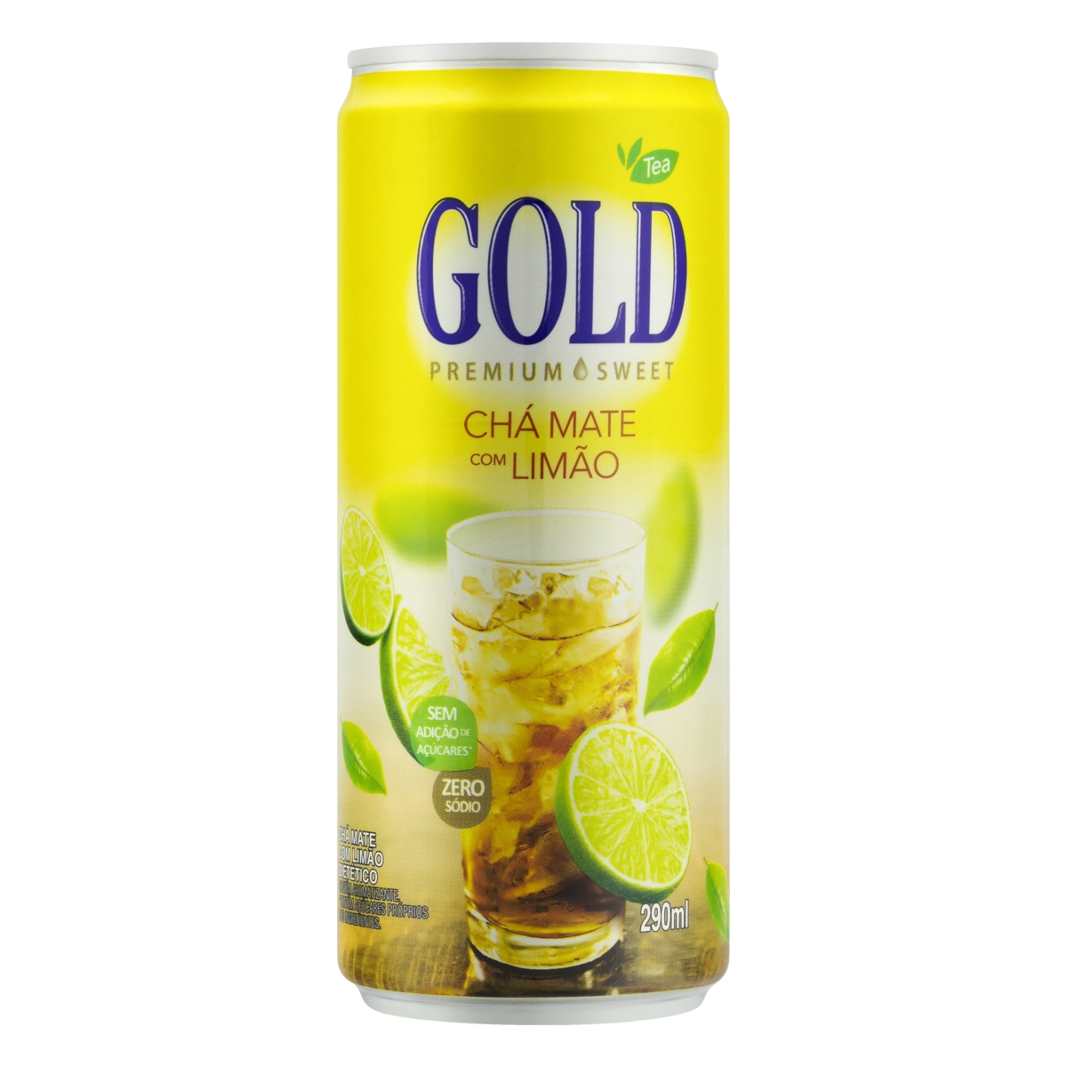 Chá Mate Limão Diet Gold Premium Sweet Lata 290ml