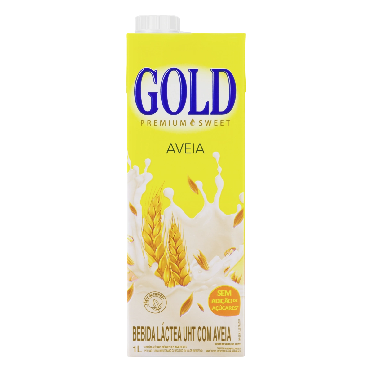 Bebida Láctea Uht Aveia Gold Premium Sweet Caixa 1l