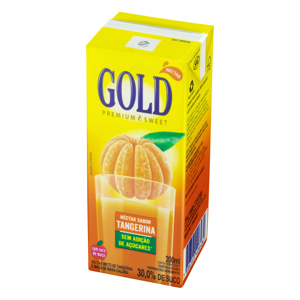Néctar Tangerina Gold Premium Sweet Caixa 200ml