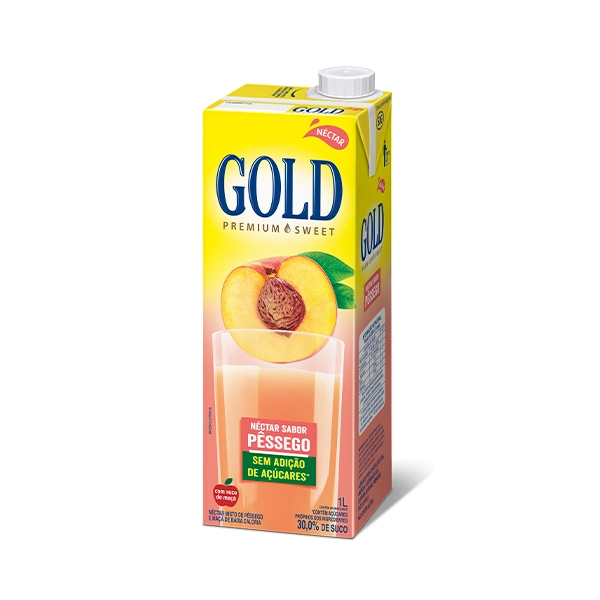 Néctar Pêssego Gold Premium Sweet Caixa 1l