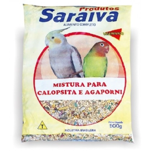 Alimento P/aves Saraiva 500g Calopsita