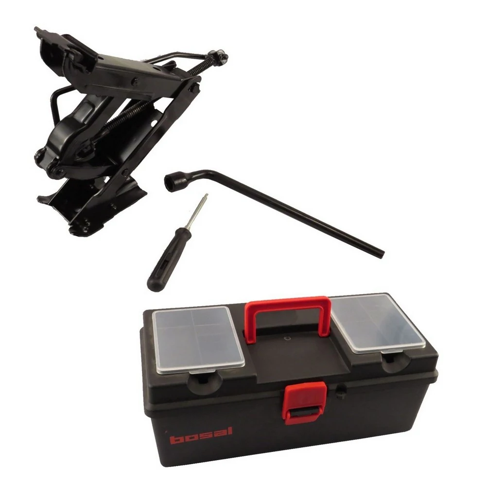 Kit Macaco Modelo Semi-Sanfona 1,7 Toneladas + Chave de Roda 17mm com Maleta - BOSAL-GEROBRAS B010300