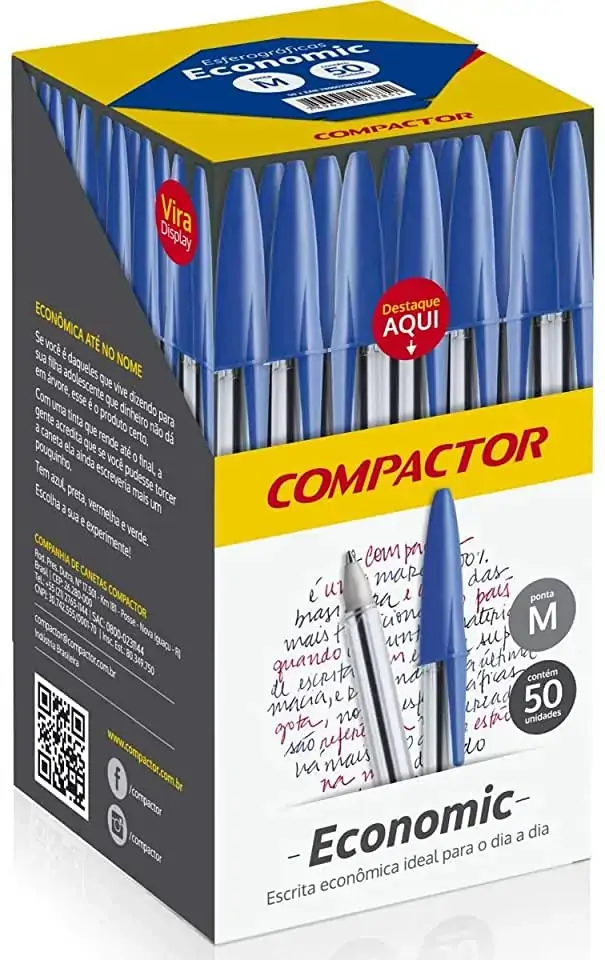 Caneta Compactor Economica
