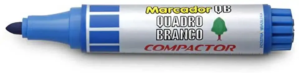 Marcador Quadro Compactor Azul