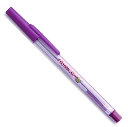 Caneta Esfe Compactor Violeta Fina