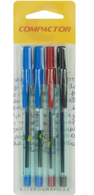 Caneta Compact Az/ver Cart 0 7 Aco