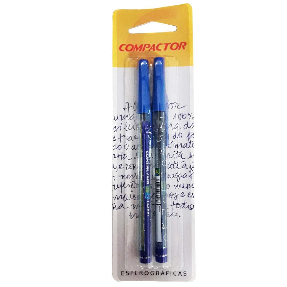 Caneta Compactor Esferografica 0,7mm B 1.2mm 2az 1869624