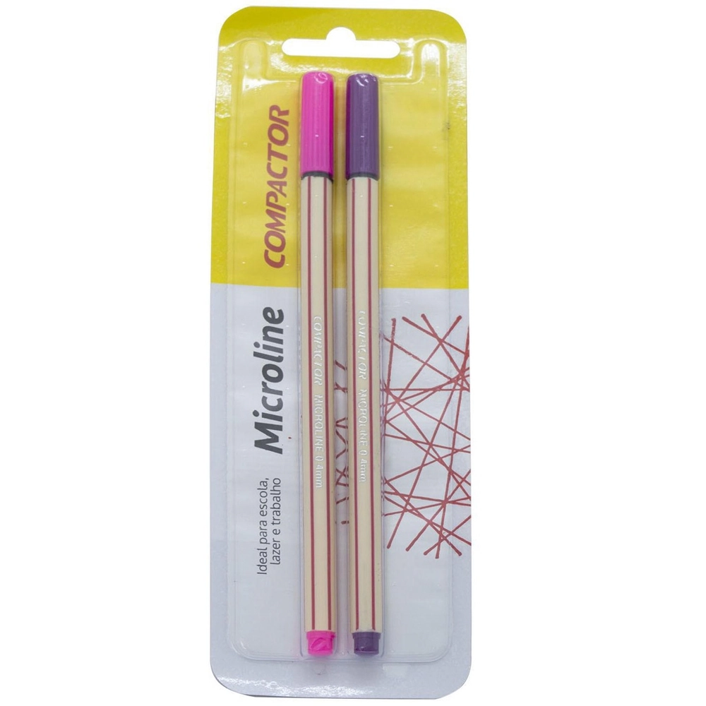 Caneta Compact Microl 2p Vi/rs