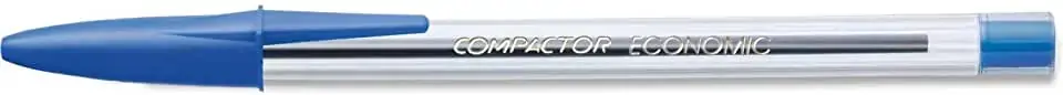 Caneta Esf Compactor Economic Azul