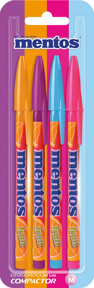 Canetas Esferografica Jet Lux Mentos 238