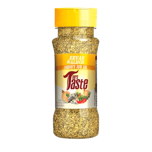 Tempero Sem Sódio / Zero Calorias - Mrs Taste Ervas e Alho