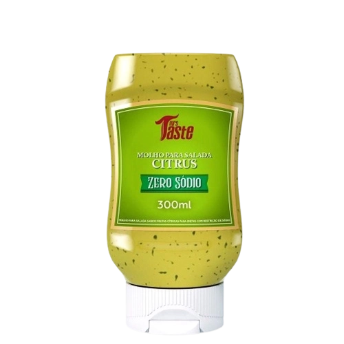 Molho para Salada Citrus Zero Sódio Zero Calorias Mrs Taste
