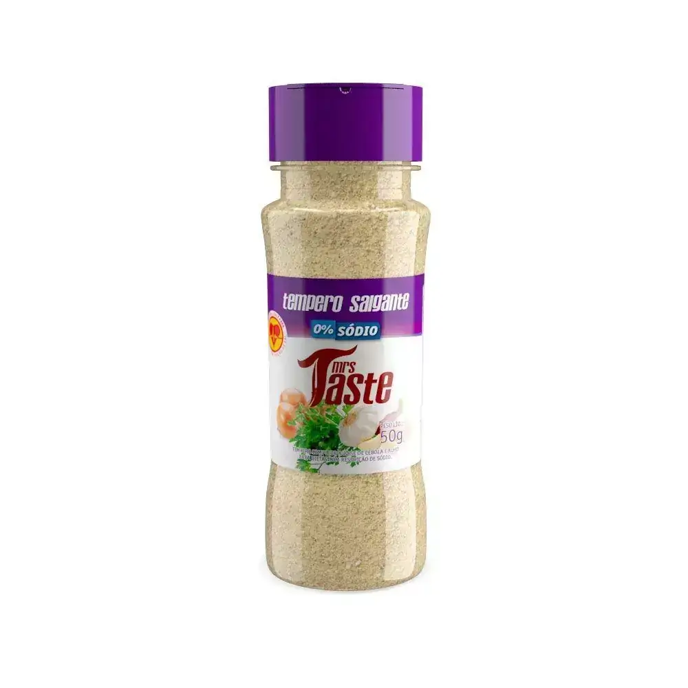 Temperos Gourmet - Mrs Taste Zero Sódio - Todos Os Sabores