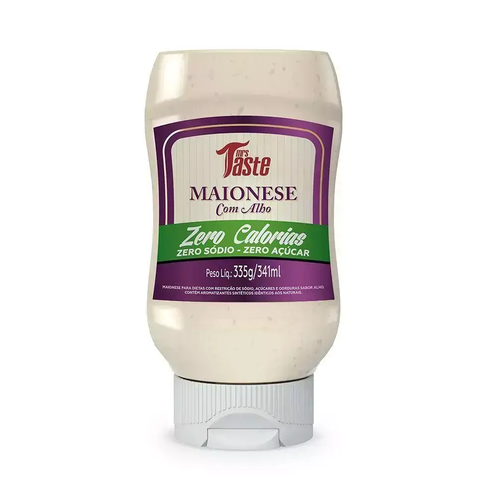 Molho Maionese com Alho Mrs Taste Zero Calorias