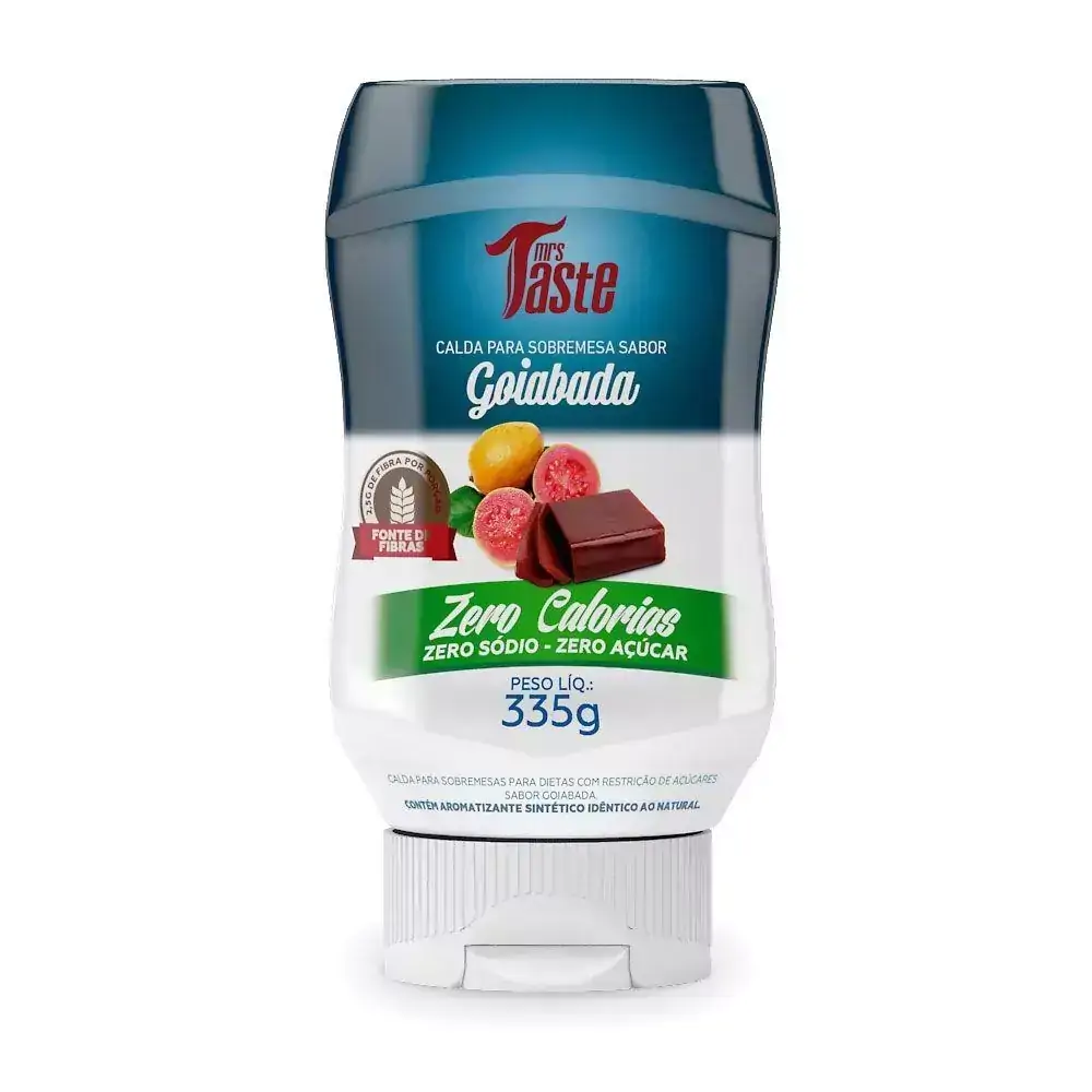Calda Sobremesa Goiabada Zero Sódio Zero Calorias Mrs Taste