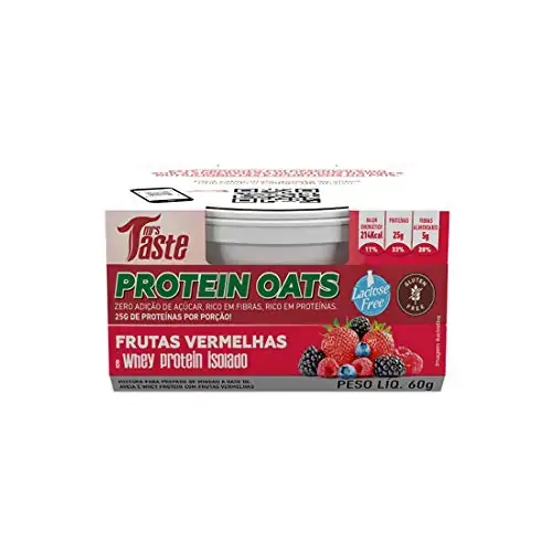 Protein Oats Frutas Vermelhas 60g