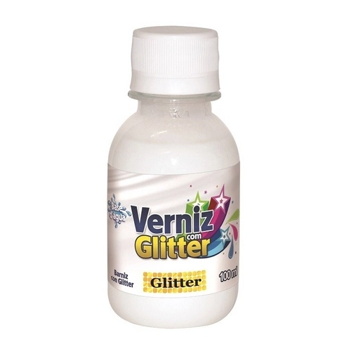 Verniz Com Glitter Perolado Glitter