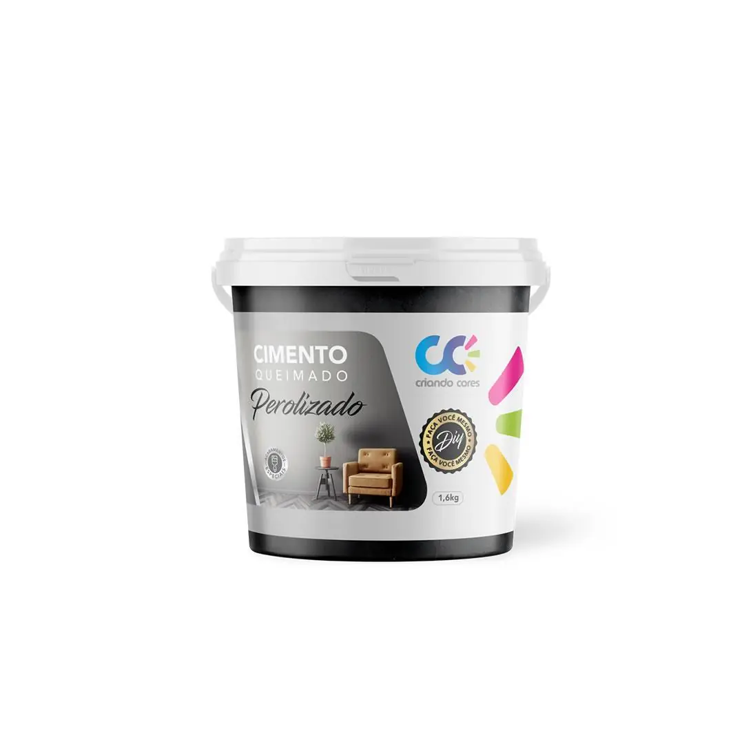 Tinta Cimento Queimado Perolizado 1,6kg Grafite
