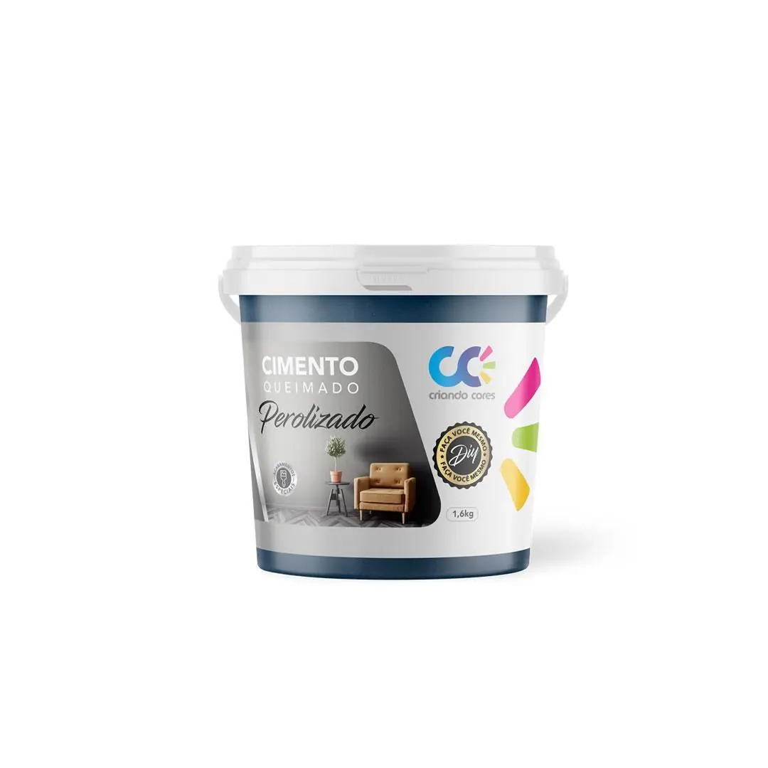 Tinta Cimento Queimado Perolizado 1,6kg Blue Jeans