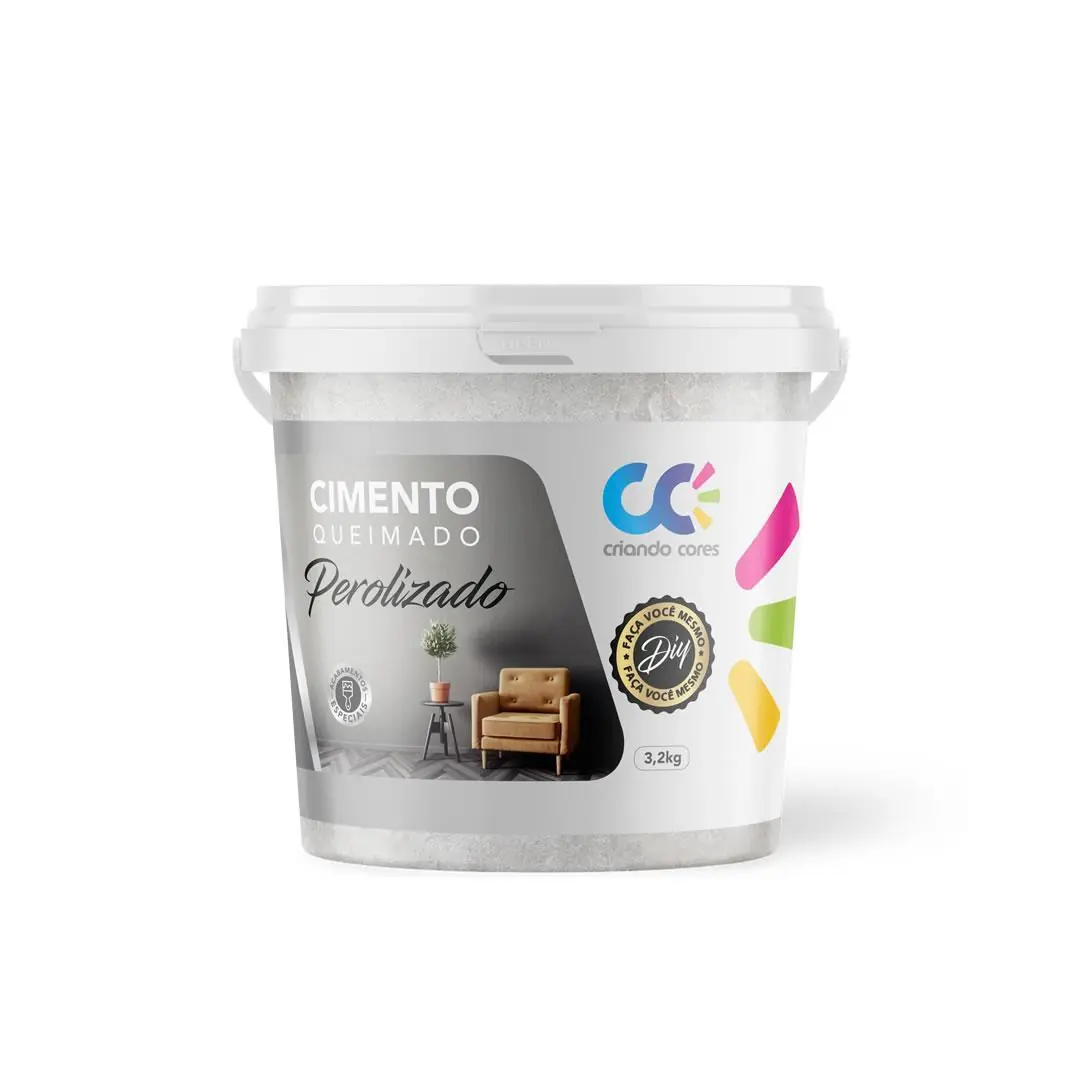 Tinta Cimento Queimado Perolizado 3,2kg Tubarão Branco