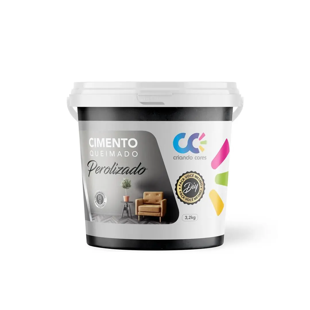 Tinta Cimento Queimado Perolizado 3,2kg Grafite