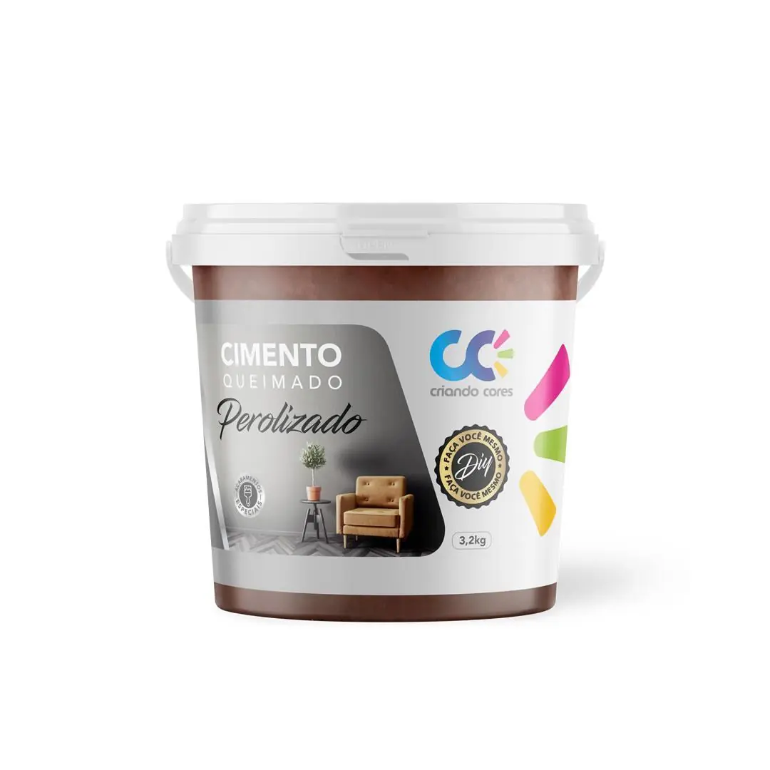 Tinta Cimento Queimado Perolizado 3,2kg Chocolate