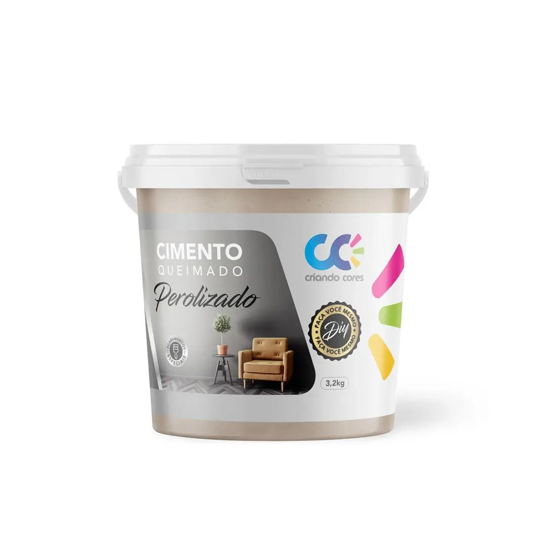 Tinta Cimento Queimado Perolizado 3,2kg Areia
