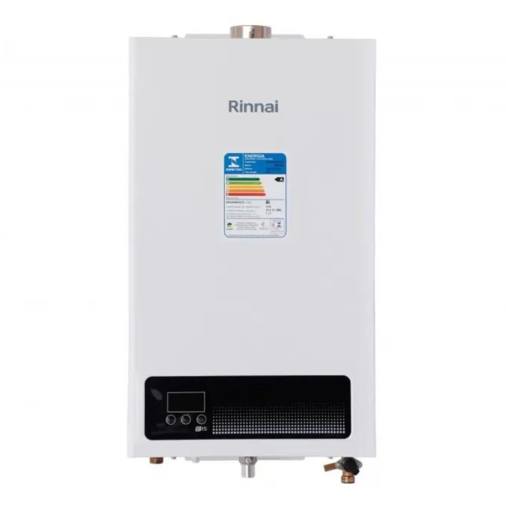 Aquecedor De Agua A Gás Rinnai Digital Glp 15l Reu-e151 Feh