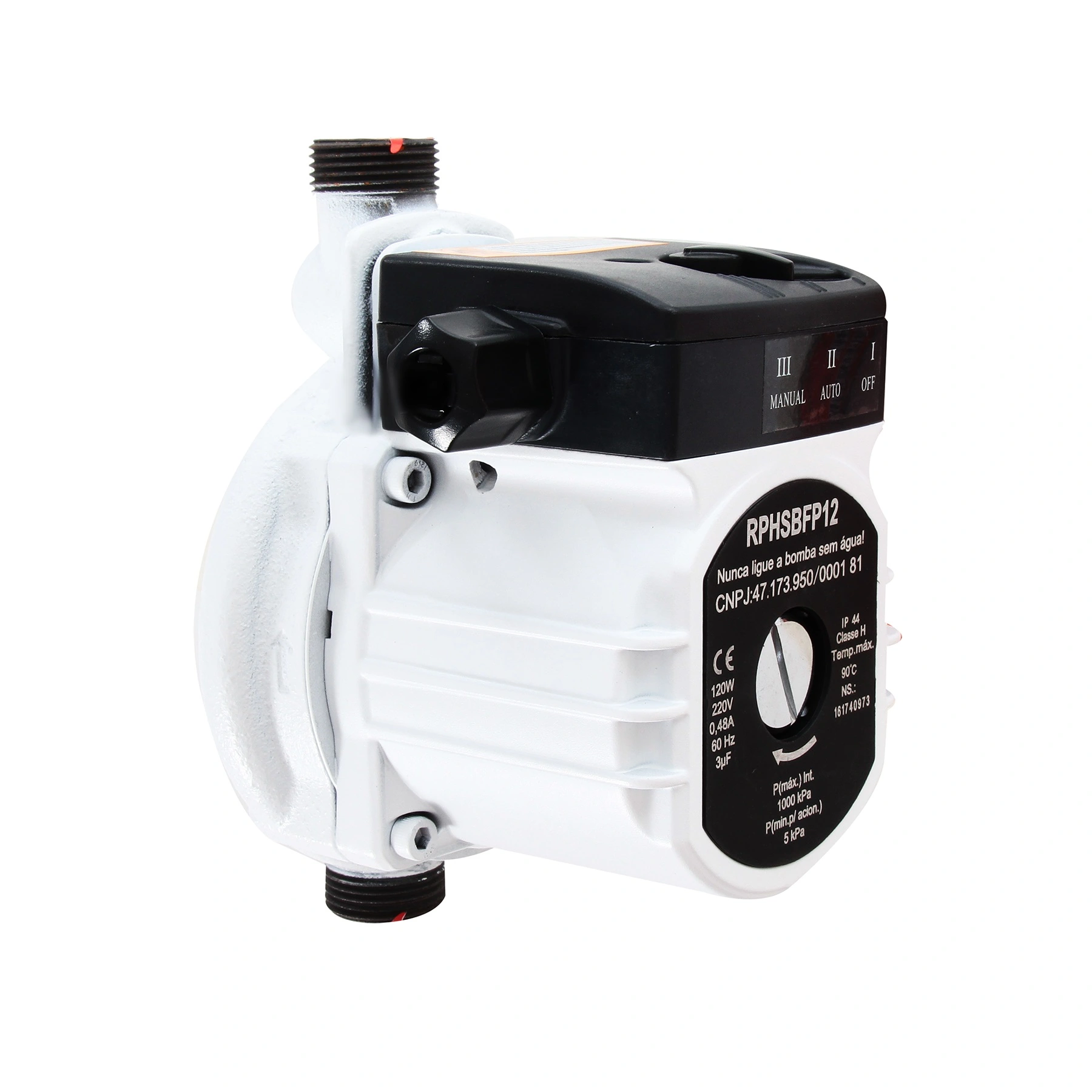 Bomba de Pressurização Aquecedor de Água a Gás 127V (110V) 120W RFS-120 Rinnai