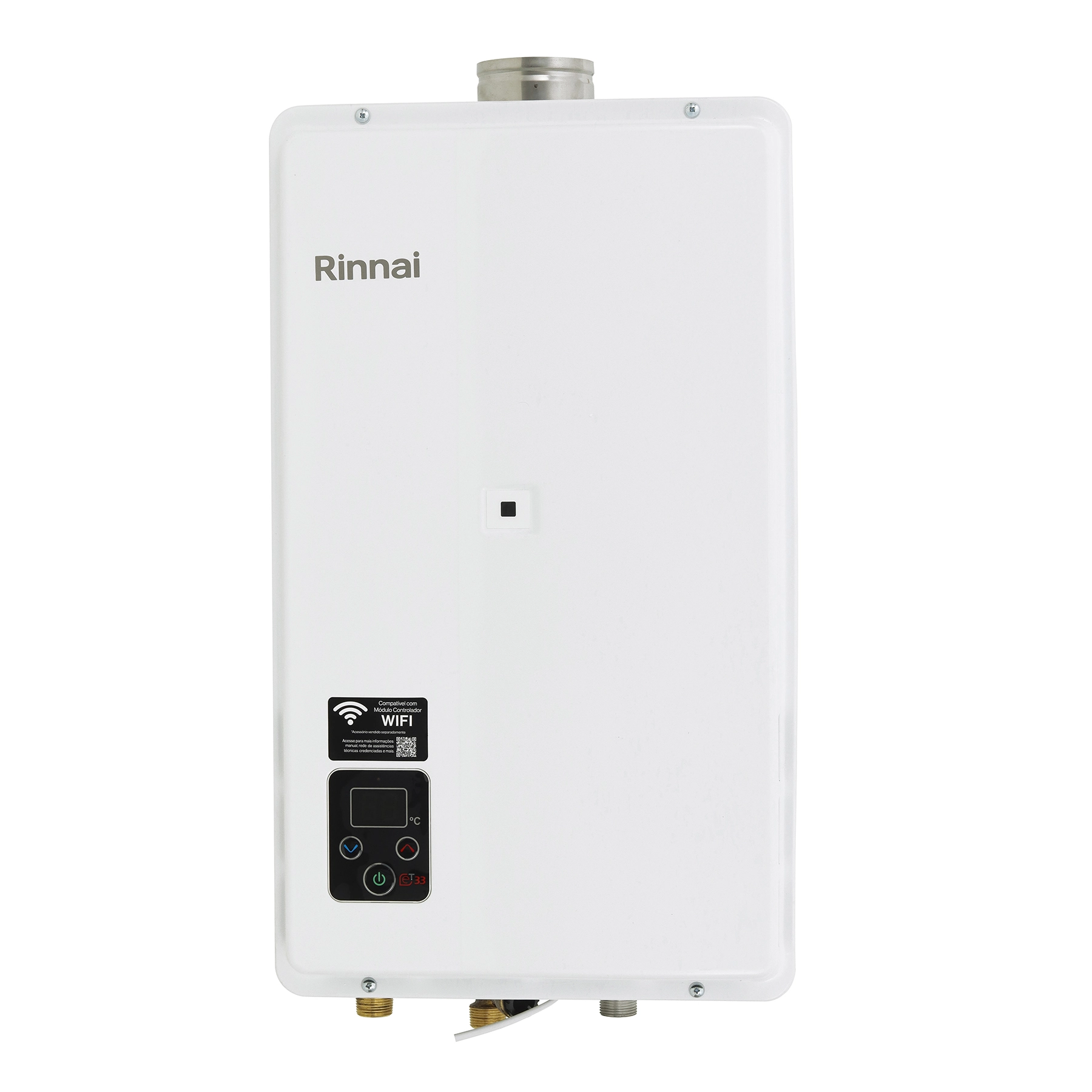 Aquecedor de Água a Gás Rinnai 32,5L/min GLP Branco Digital REUE331