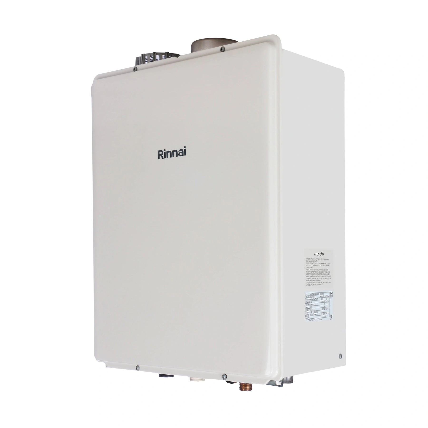 Aquecedor a Gás Rinnai 43L/min GN Branco Digital REUE430FERBN8