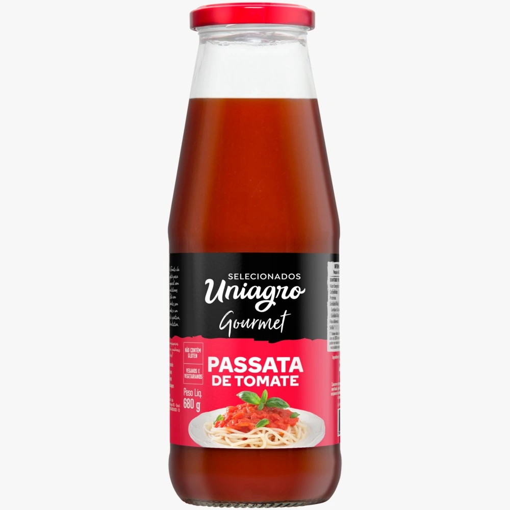 Passata De Tomate Uniagro 680g.
