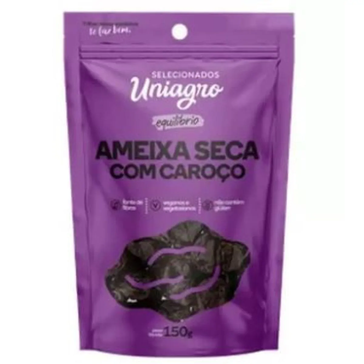 Ameixa Seca com Caroço com 150g - Uniagro