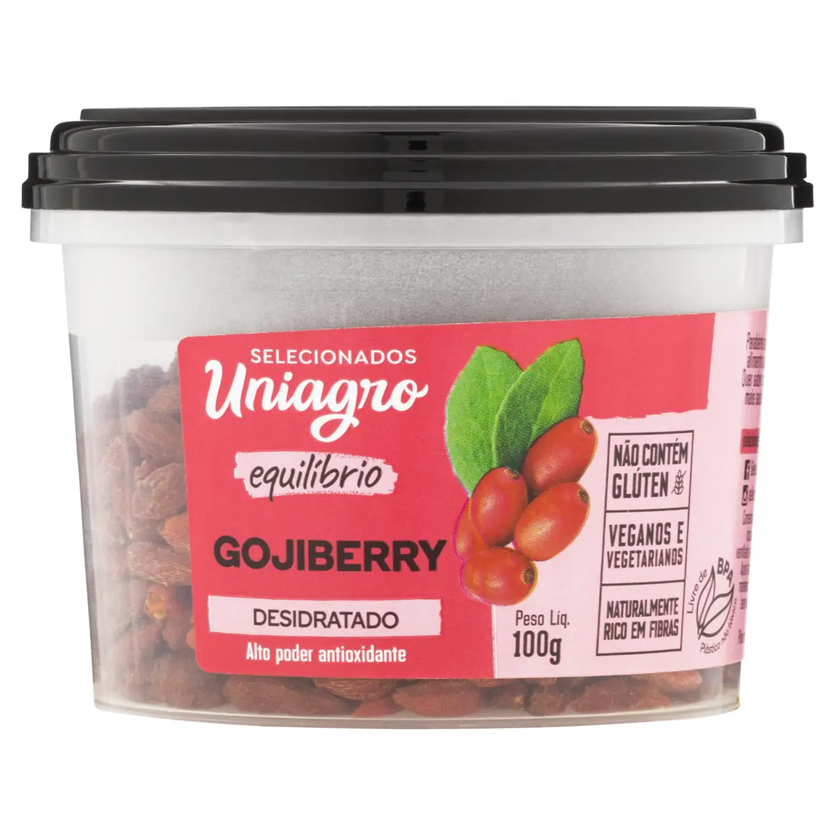 Gojiberry Desidratado Uniagro Pote 100g
