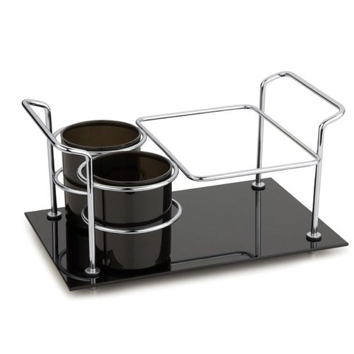 Conjunto para Servir Sorvete 3 Peças Preto Forma Verão