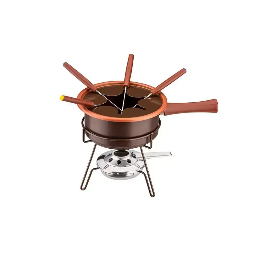 Conjunto para Fondue de Chocolate Forma Inox - 7 peças