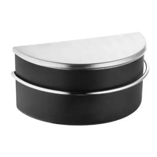 Saleiro Preto de Bancada 1 KG Forma INOX Linha DRY Forma 1345/BK
