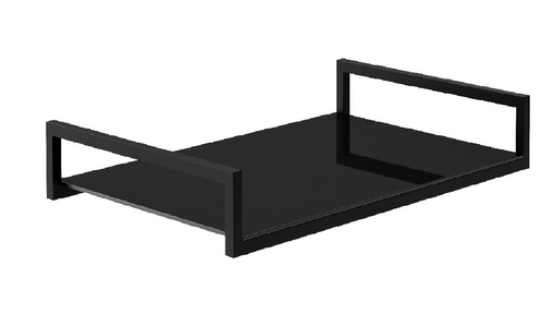 Bandeja Frame Preta 25x40cm 806190 Forma
