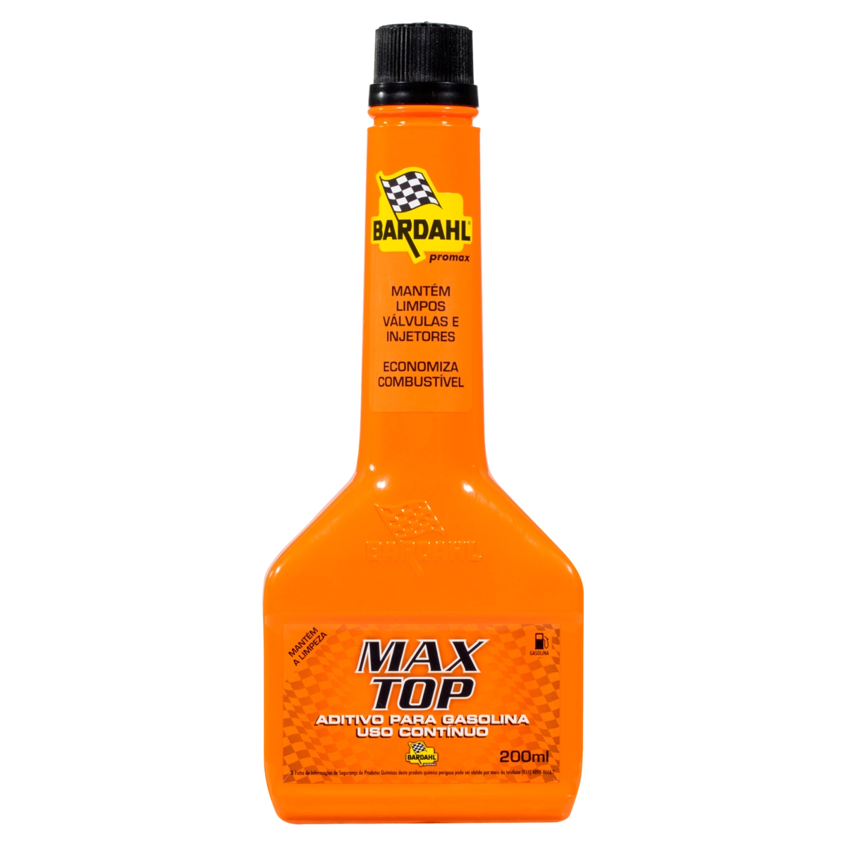 Aditivo Para Gasolina Uso Contínuo Max Top Bardahl Frasco 200ml