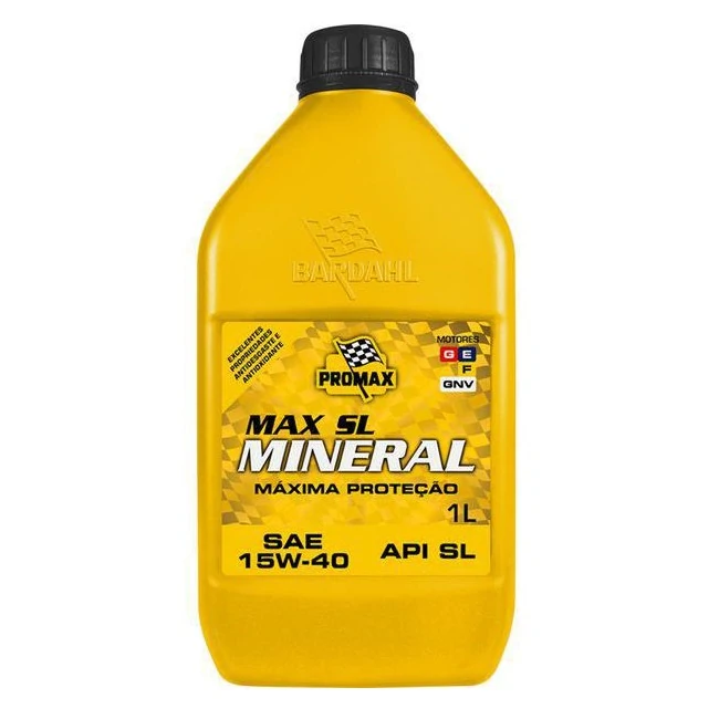 Óleo de Motor 15W40 API SL Promax Max Mineral 1 Litro - BARDAHL 424983