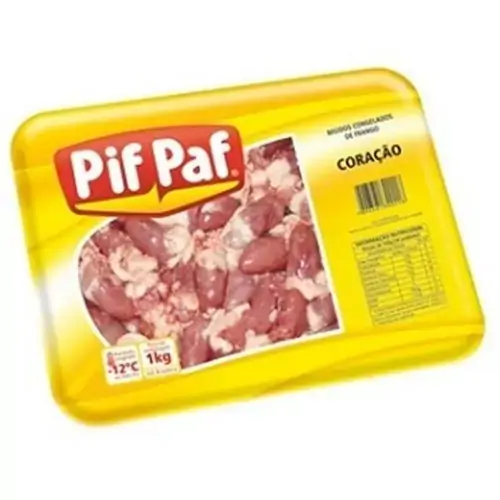 Coracao Frango Pif Paf Bandeja 1kg