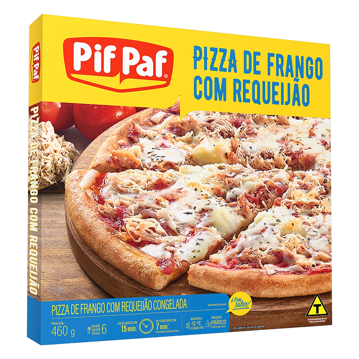 Pizza Frango Com Requeijão Pif Paf Caixa 460g