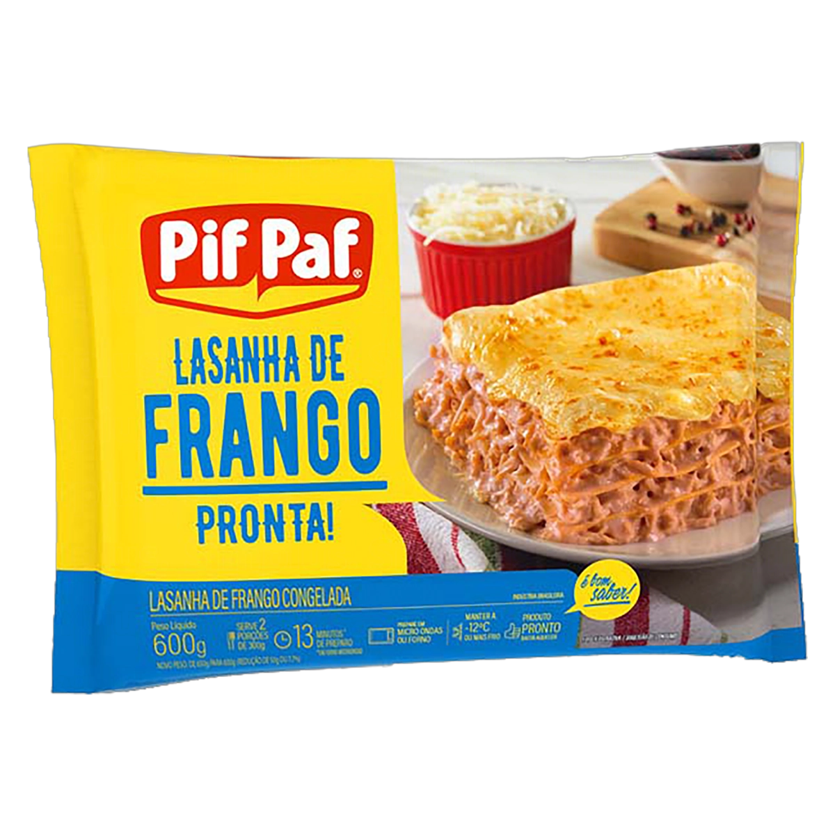 Lasanha Pif Paf Frango Ao Molho Rosé
