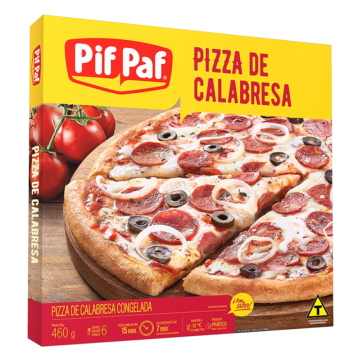 Pizza Calabresa Pif Paf Caixa 460g