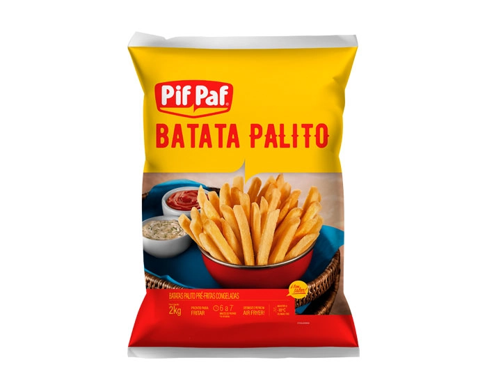 Batata Palito Pre Frita Pif Paf 2kg